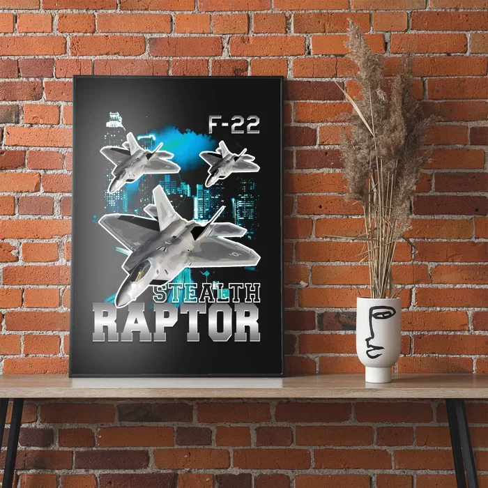 F 22 Raptor Stealth Bootleg Poster