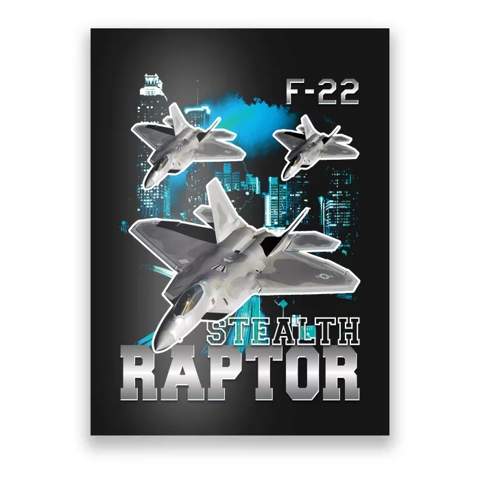 F 22 Raptor Stealth Bootleg Poster