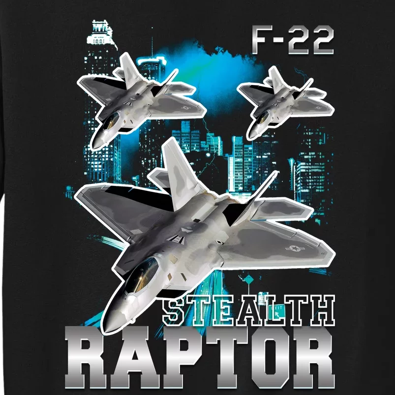 F 22 Raptor Stealth Bootleg Tall Sweatshirt