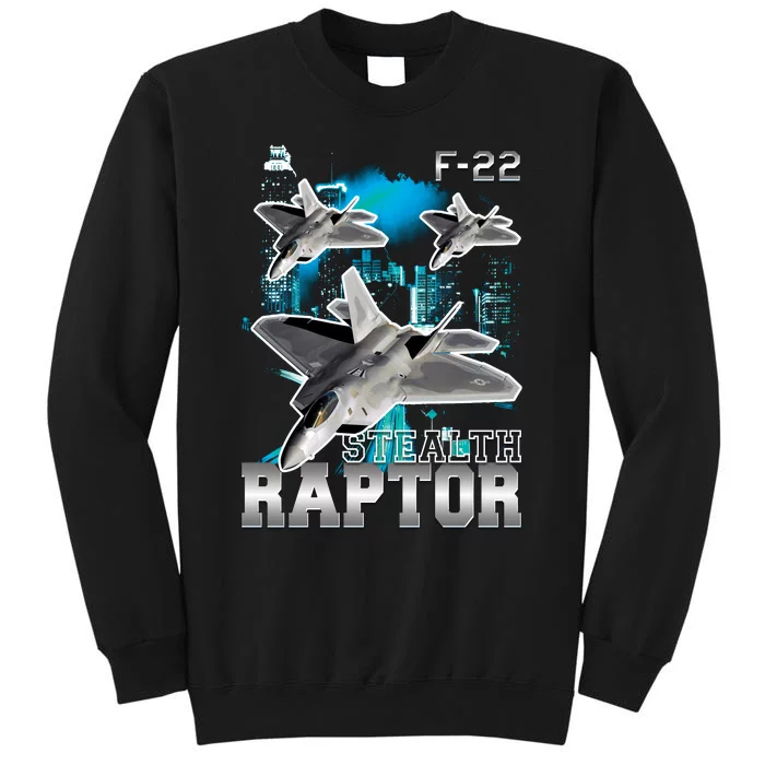 F 22 Raptor Stealth Bootleg Tall Sweatshirt