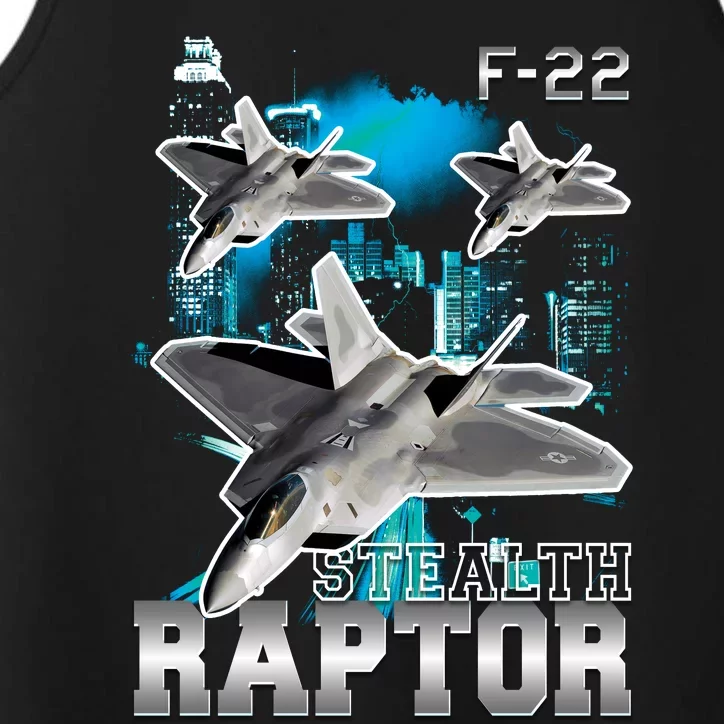 F 22 Raptor Stealth Bootleg Performance Tank