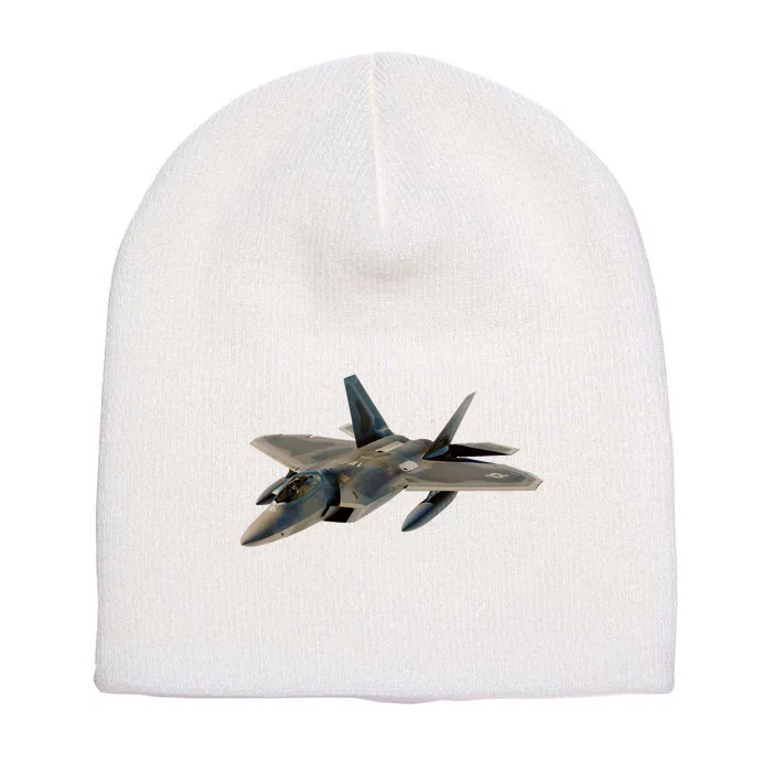 F 22 Raptor Stealth Bootleg Short Acrylic Beanie