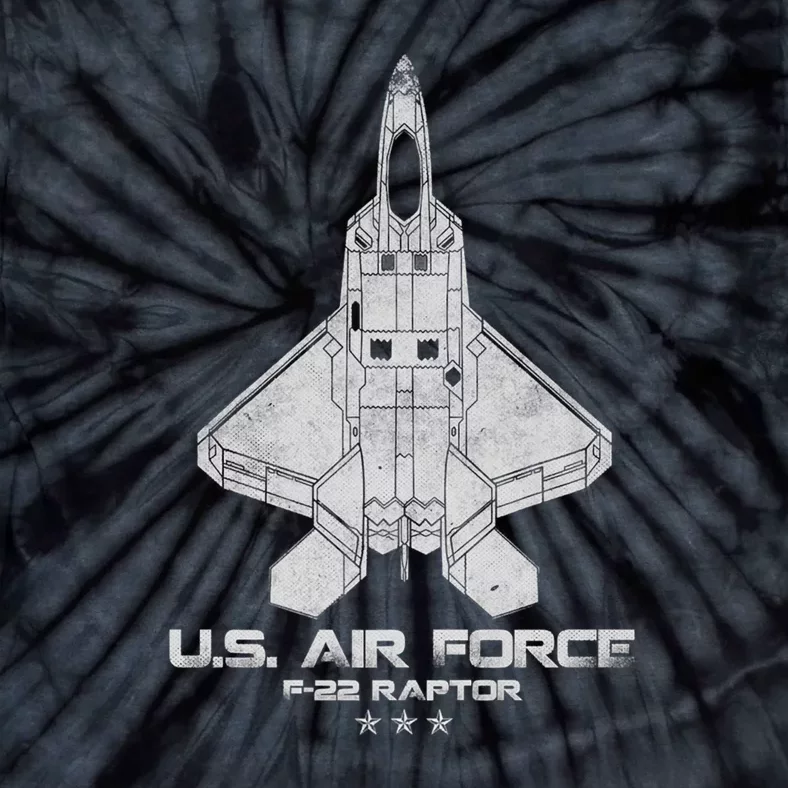 F 22 Raptor Stealth Bootleg Tie-Dye T-Shirt