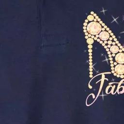 Fabulous & 20 Sparkly Heel 20th Birthday Softstyle Adult Sport Polo