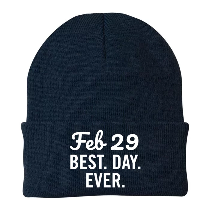 February 29 The Best Leap Day Leap Year Birthday Gift Knit Cap Winter Beanie