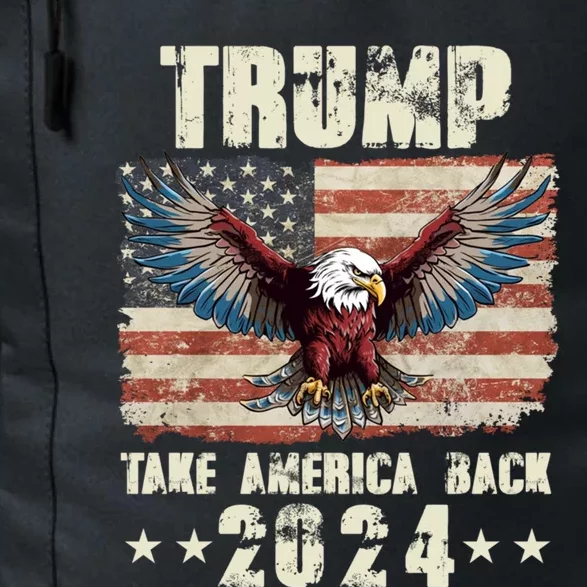 Flag 2024 Trump American Flag Funny Gift Daily Commute Backpack