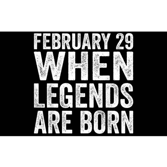 February 29 When Legends Are Born Bumper Sticker