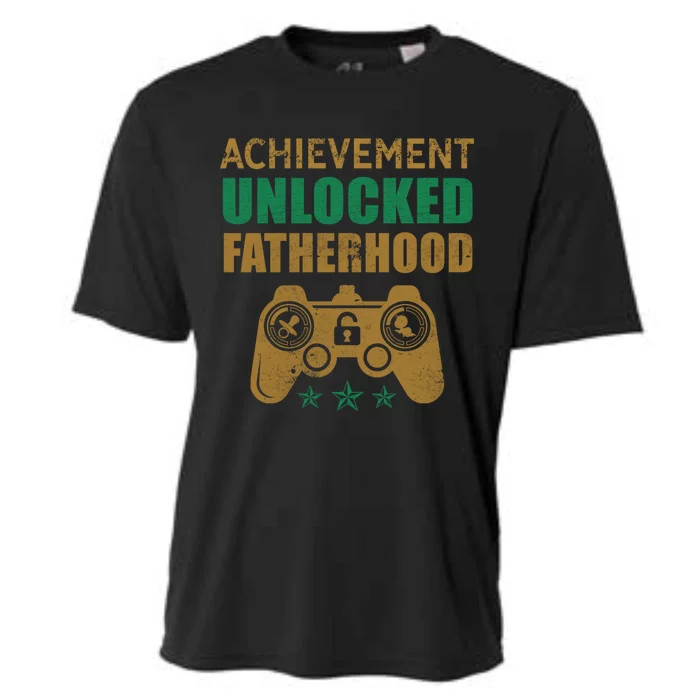 Family 365 Achievet Unlocked Fatherhood Funny Great Gift Cooling Performance Crew T-Shirt