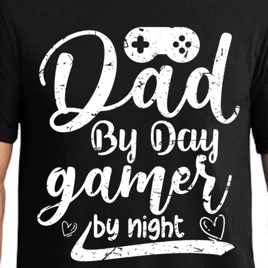 Family 365 Dad By Day Gamer By Night Gift Pajama Set