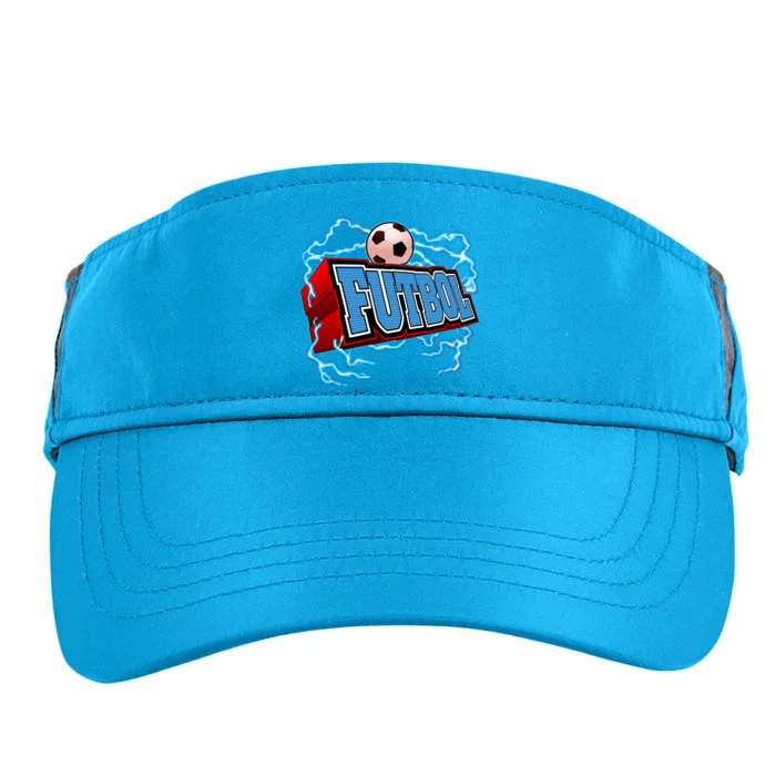 Futbol 3D Logo Adult Drive Performance Visor