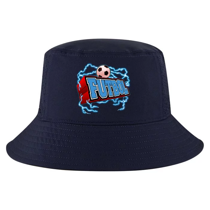 Futbol 3D Logo Cool Comfort Performance Bucket Hat