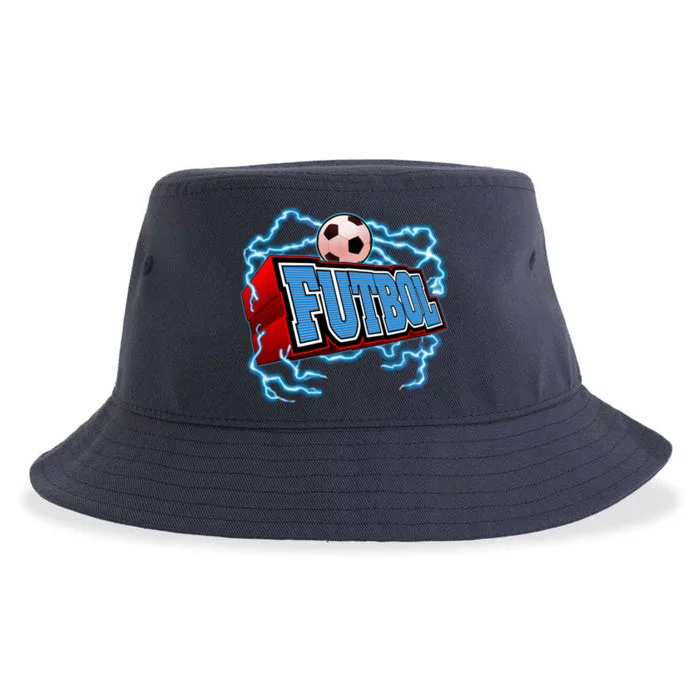 Futbol 3D Logo Sustainable Bucket Hat