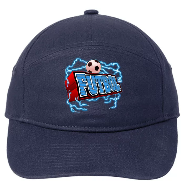 Futbol 3D Logo 7-Panel Snapback Hat