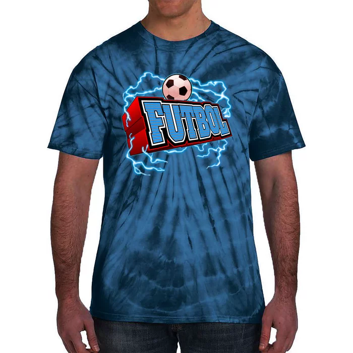 Futbol 3D Logo Tie-Dye T-Shirt