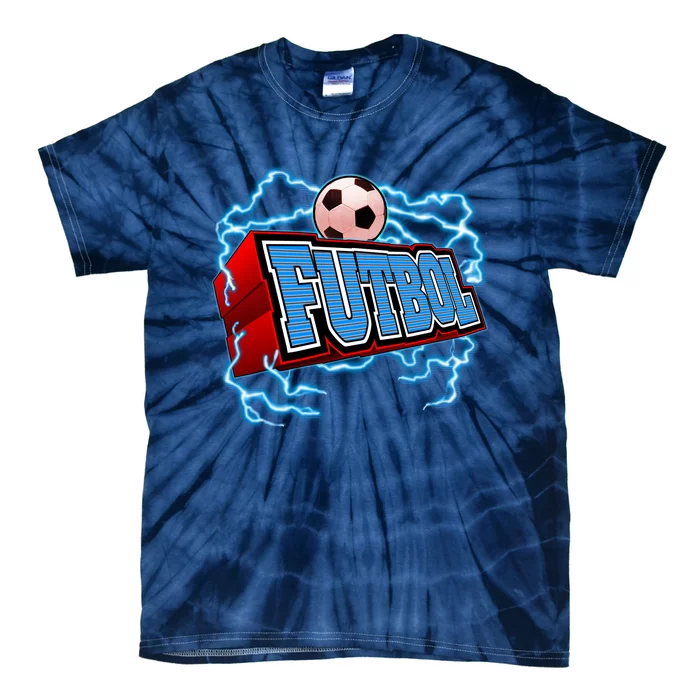 Futbol 3D Logo Tie-Dye T-Shirt