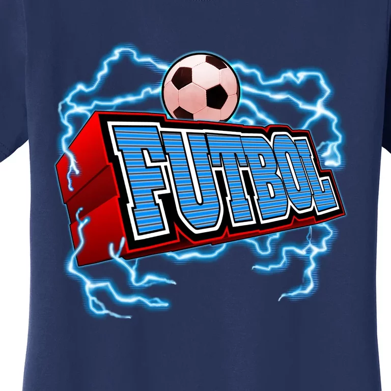 Futbol 3D Logo Women's T-Shirt