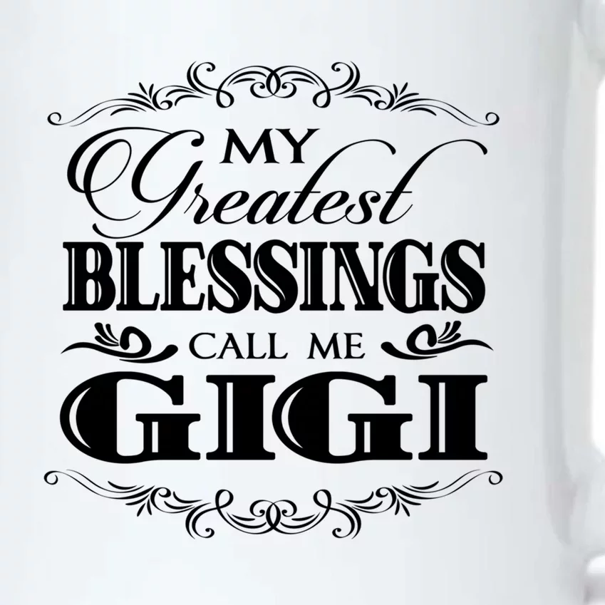 Family 365 My Greatest Blessing Calls Me Gigi Grandma Gift Black Color Changing Mug