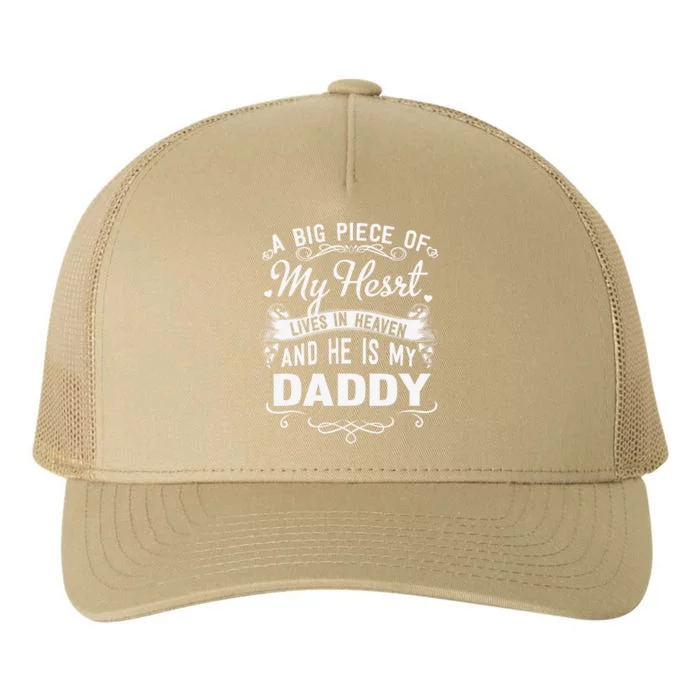 FAMILY 365 My Daddy Lives In Heaven Memorial Day Dad Father Yupoong Adult 5-Panel Trucker Hat