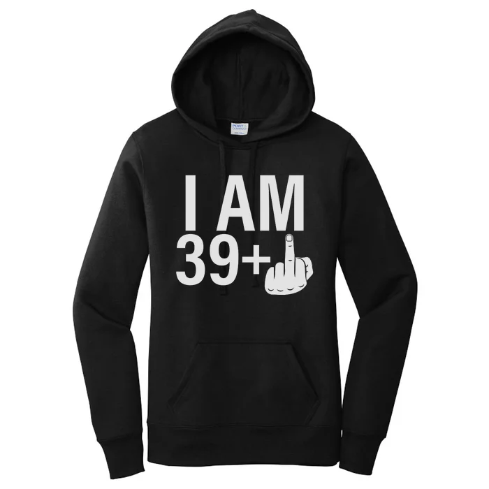 Forever 39 Plus Humor Women's Pullover Hoodie