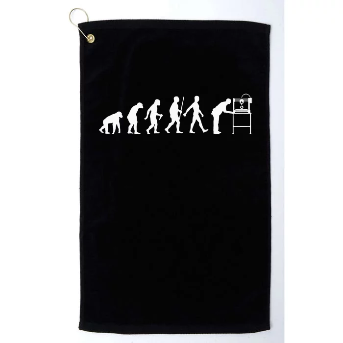 Funny 3D Printer Designs Men Women 3D Printing Evolution Platinum Collection Golf Towel