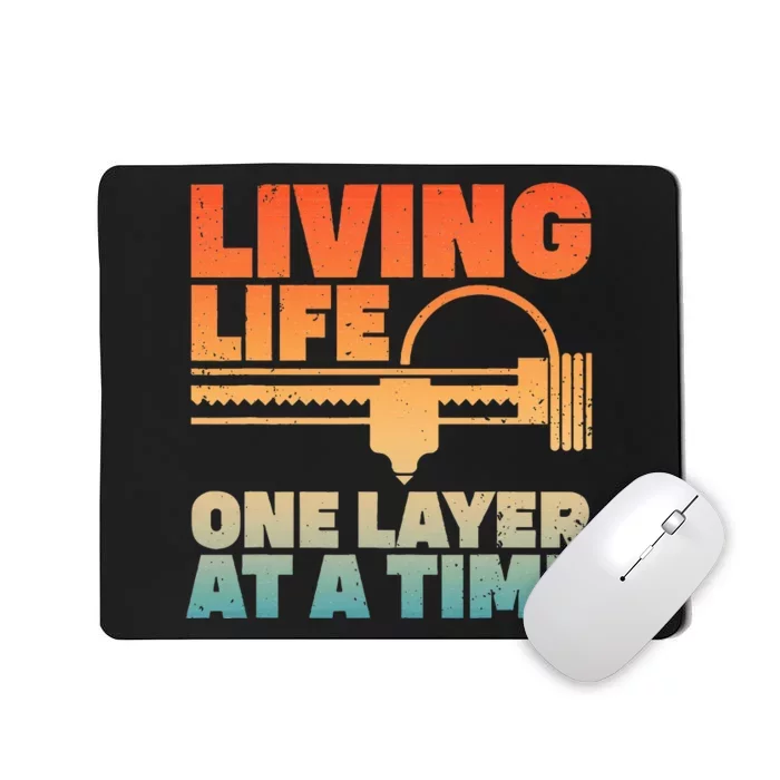 Funny 3d Printing Art 3d Printer Lovers Geeks Mousepad