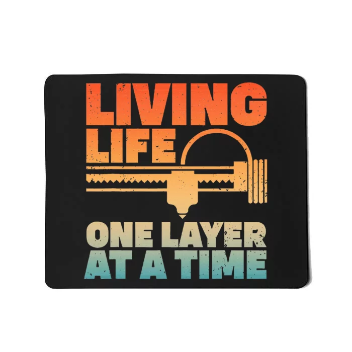 Funny 3d Printing Art 3d Printer Lovers Geeks Mousepad