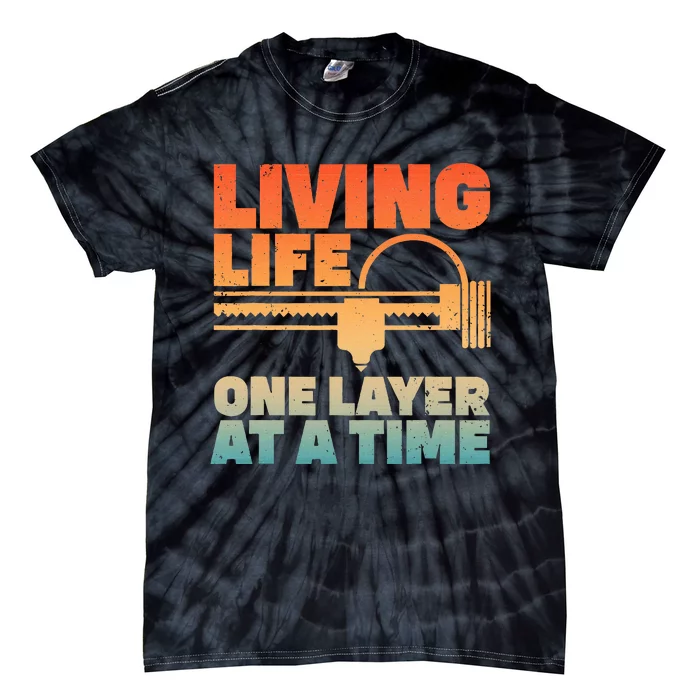 Funny 3d Printing Art 3d Printer Lovers Geeks Tie-Dye T-Shirt