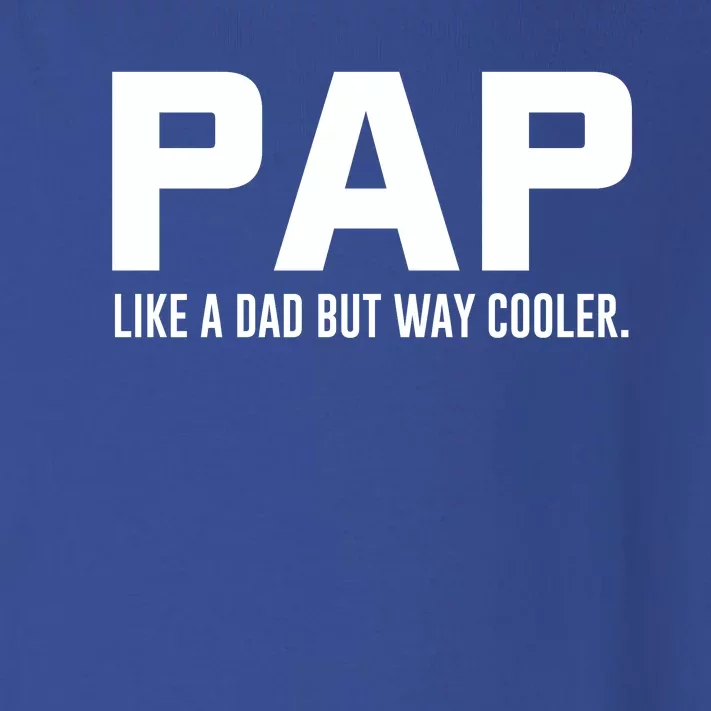 Family 365 Pap Like A Dad But Way Cooler Grandpa Great Gift Toddler Long Sleeve Shirt