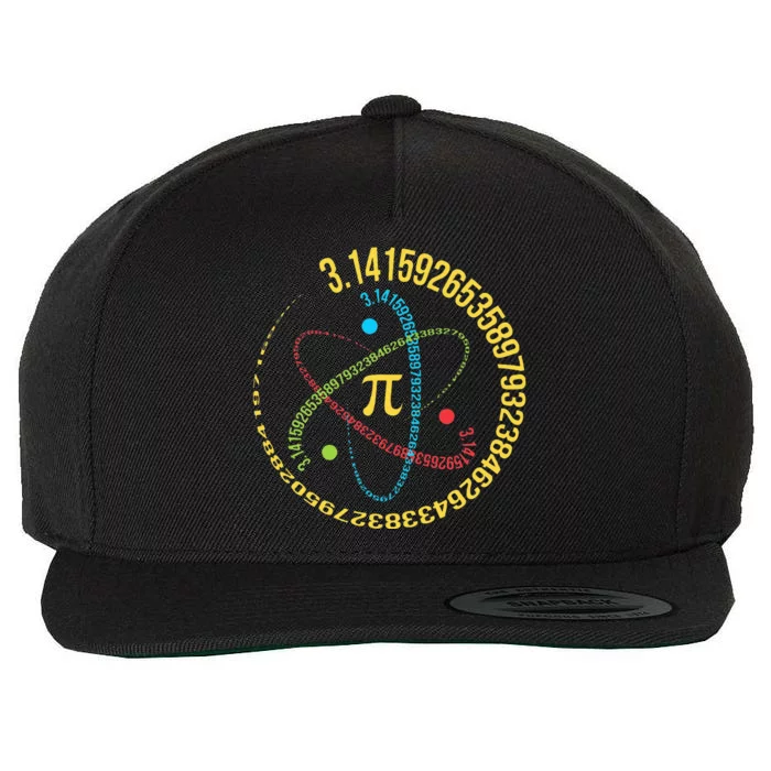 Funny 3.14 Pi Day Pie Day Pi Math Lover Wool Snapback Cap