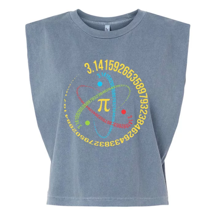 Funny 3.14 Pi Day Pie Day Pi Math Lover Garment-Dyed Women's Muscle Tee