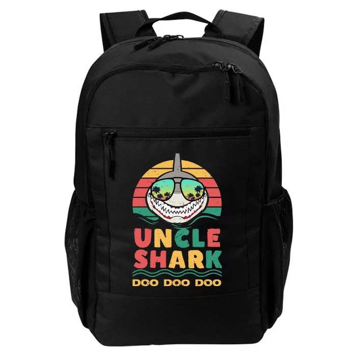 FAMILY 365 Uncle Shark Father's Day Papa Dad Uncle Daily Commute Backpack