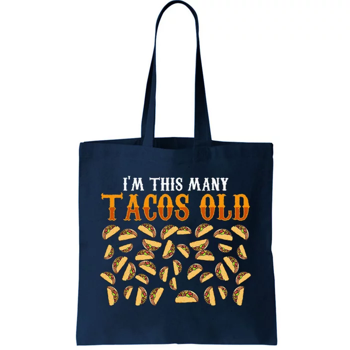 Funny 39 Year Old Taco Lovers Gag Gift, 39th Birthday Tote Bag