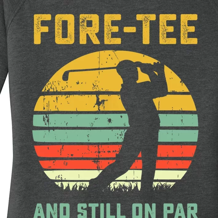 Funny 40th Birthday Golf Pun Golfing 40 Year Old Golfer Tee Women's Perfect Tri Tunic Long Sleeve Shirt