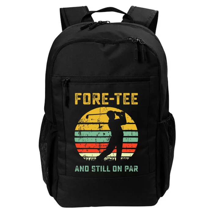 Funny 40th Birthday Golf Pun Golfing 40 Year Old Golfer Daily Commute Backpack