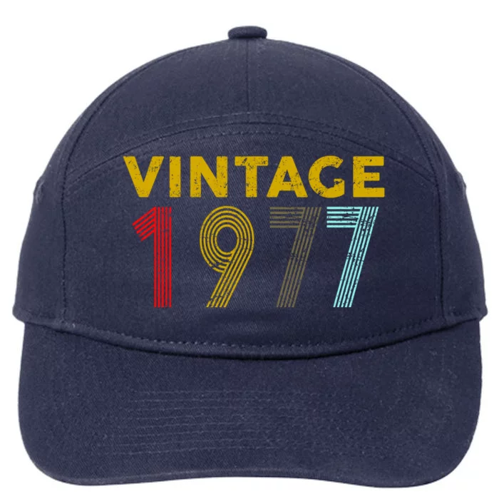 Funny 42nd Birthday Gift Vintage 1972 7-Panel Snapback Hat