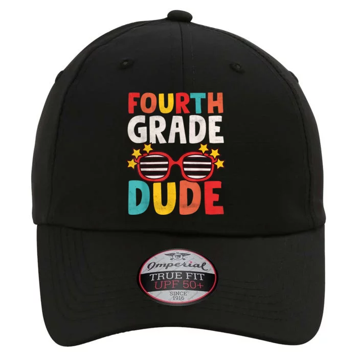 Fourth 4th Grade Dude First Day Of School Student Kids Boy The Original Performance Cap