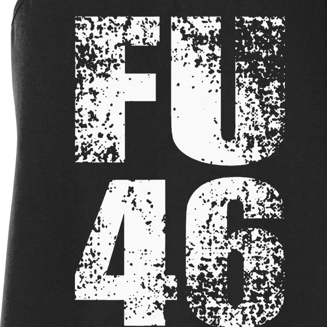 FU 46 Impeach Biden Anti Biden 86 46 Conservative Republican Women's Racerback Tank