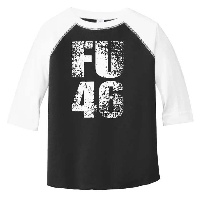 FU 46 Impeach Biden Anti Biden 86 46 Conservative Republican Toddler Fine Jersey T-Shirt