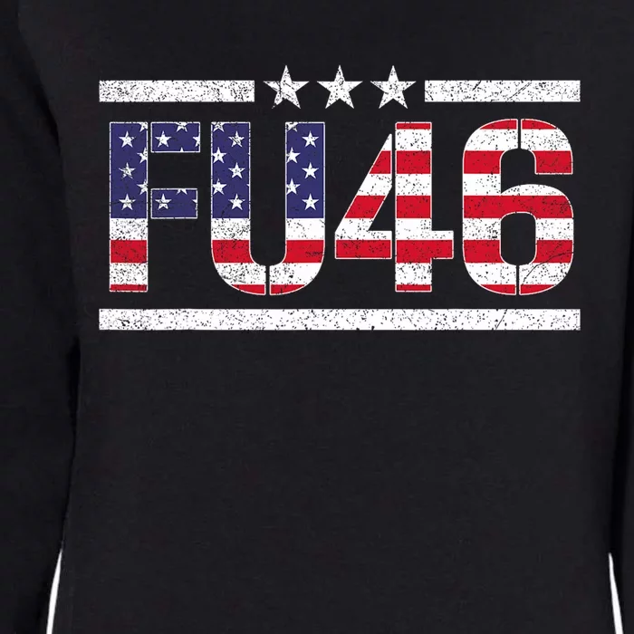 Fu 46 Impeach Anti Biden Pro Trump Patriotic Womens California Wash Sweatshirt