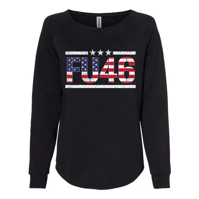 Fu 46 Impeach Anti Biden Pro Trump Patriotic Womens California Wash Sweatshirt