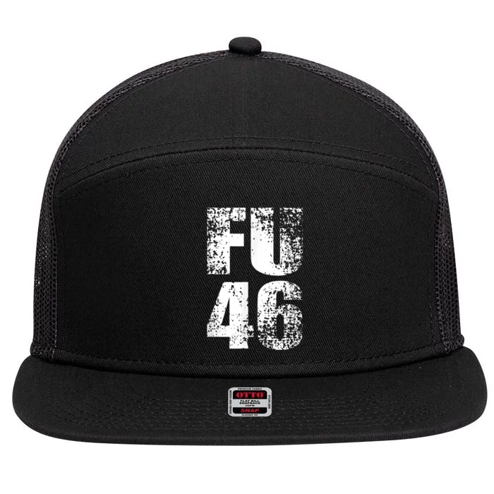 FU 46 Impeach Biden Anti Biden 86 46 Conservative Republican 7 Panel Mesh Trucker Snapback Hat