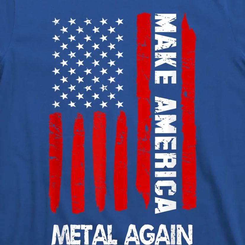 Forth 4th Of July Gift Funny Outfit Make America Metal Again Cute Gift T-Shirt