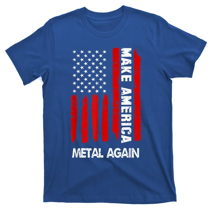 Forth 4th Of July Gift Funny Outfit Make America Metal Again Cute Gift T-Shirt