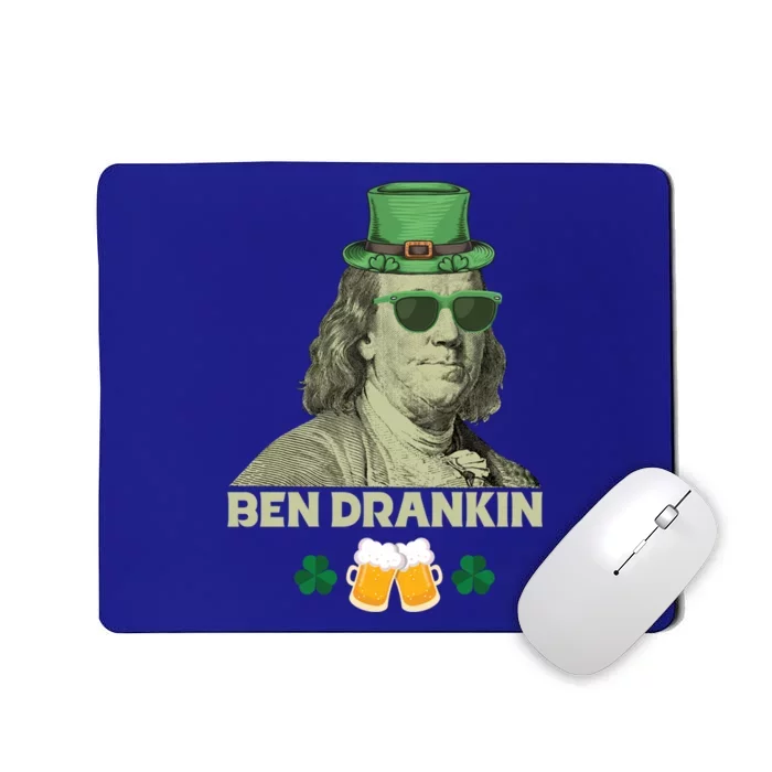 Franklin 4th Of July Tee Ben Drankin Benjamin Franklin Great Gift Mousepad