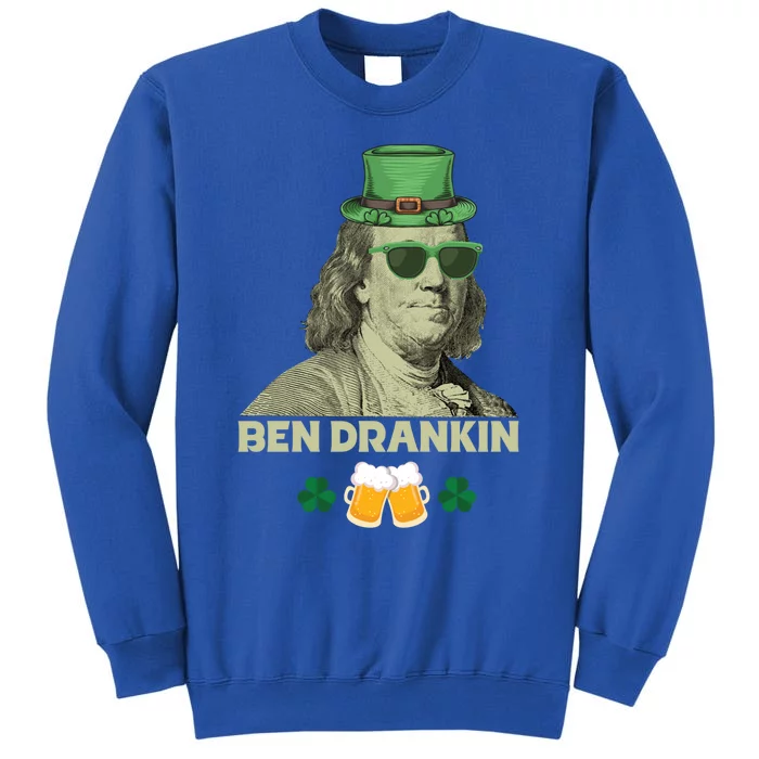 Franklin 4th Of July Tee Ben Drankin Benjamin Franklin Great Gift Tall Sweatshirt