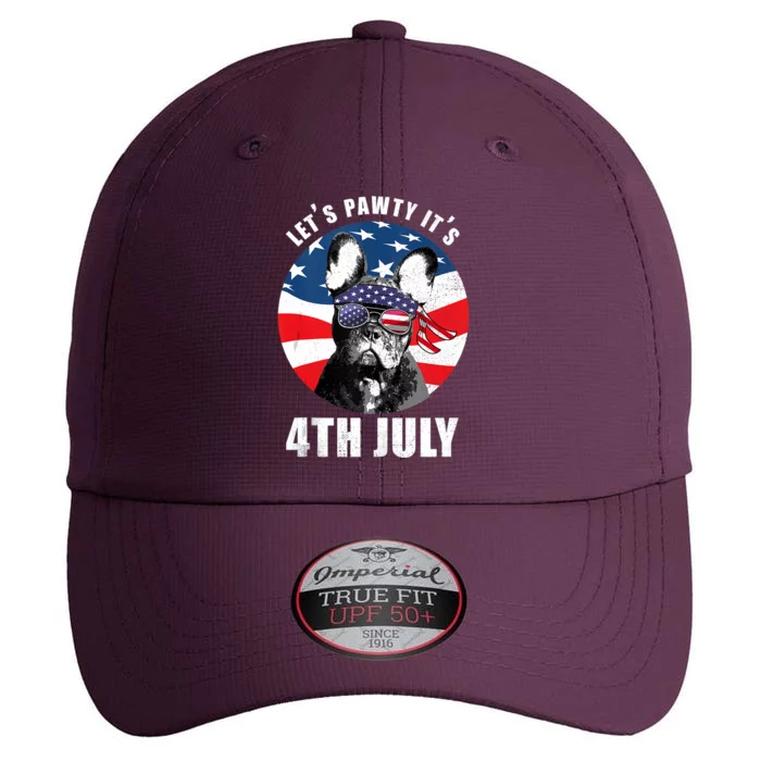 Frenchie 4th Of July French Bulldog Usa Flag Lets Pawty The Original Performance Cap