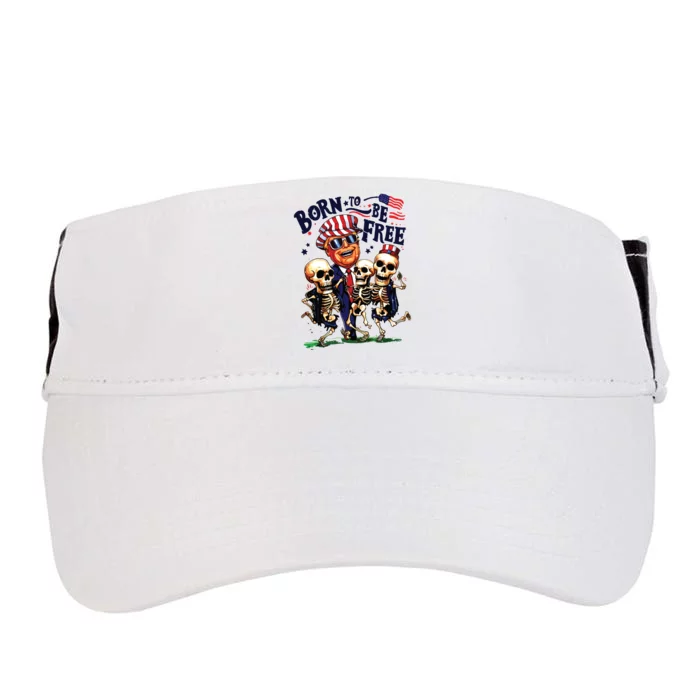 Funny 4th Of July Independence Day Adult Drive Performance Visor