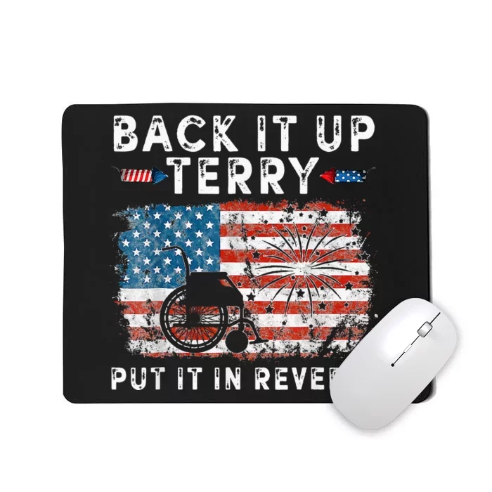 Funny 4th Of July Back Up Terry Put It In Reverse Firework Gift Mousepad