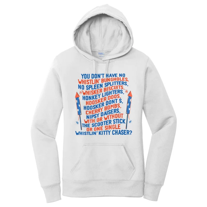 Firework 4th Of July Gift Women's Pullover Hoodie