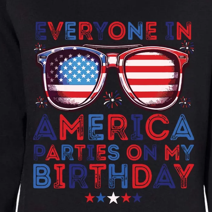 Funny 4th Of July Birthday Independence Day Womens California Wash Sweatshirt